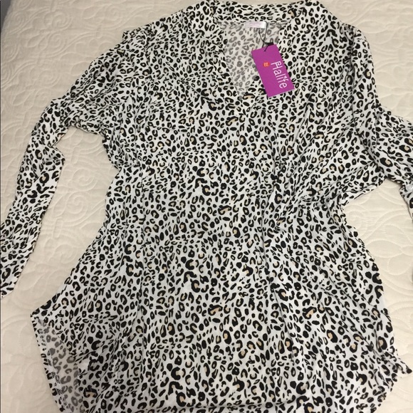 Halife Tops - Leopard print tunic top